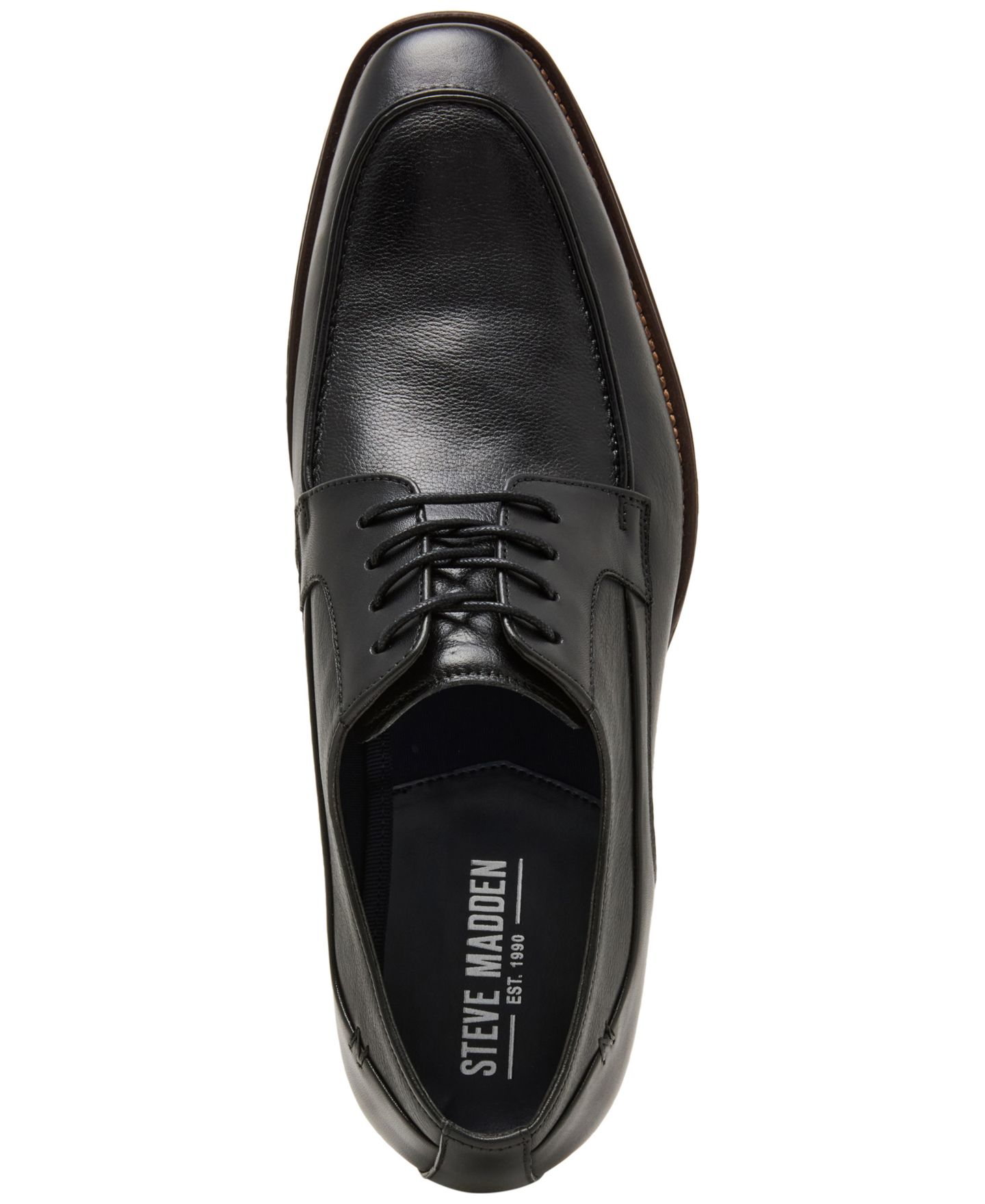 Обувь Steve Madden Men's Ardsley Lace-Up Shoes, цвет: Чёрный — фото 4