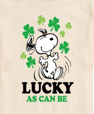 Men's Peanuts Snoopy Lucky As Can Be T-Shirt