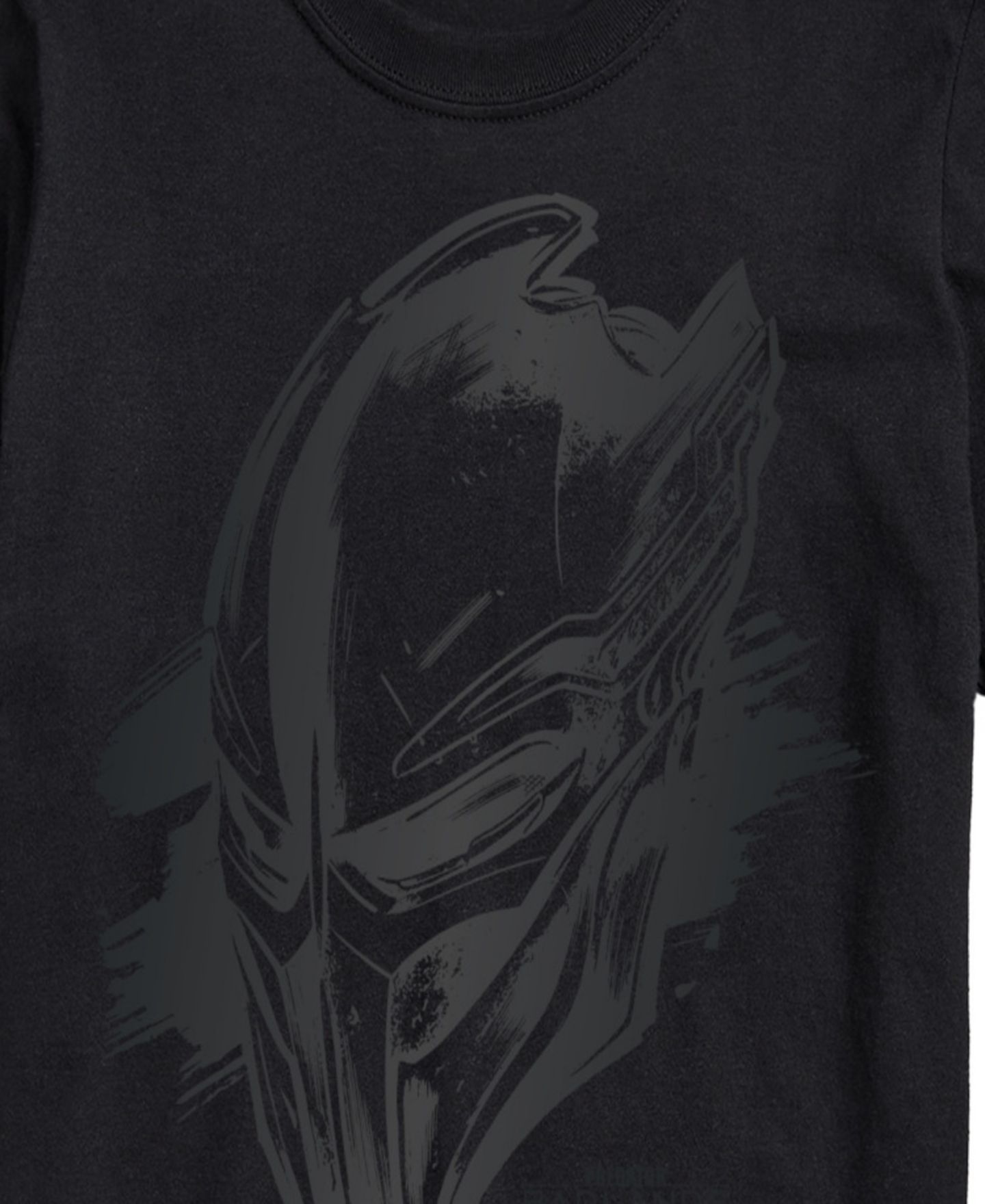 Мужская футболка AIRWAVES Predator: Badlands Monochrome Mask Short-Sleeve Graphic, цвет: Чёрный — фото 3