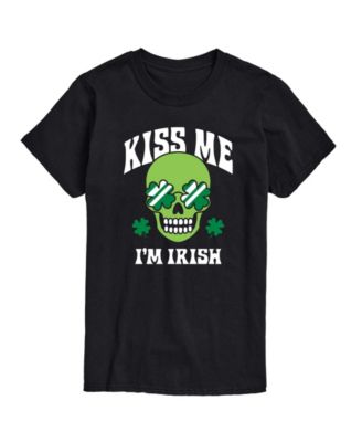 Men's Instant Message Kiss Me I'm Irish Short-Sleeve Graphic T-Shirt