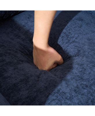 Modern Accent Chair with Ottoman