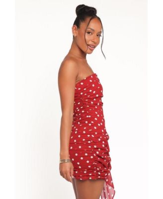 Women's Strapless Mini Dress