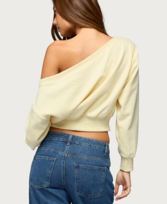 Women's Christy Off Shoulder Sweatshirt