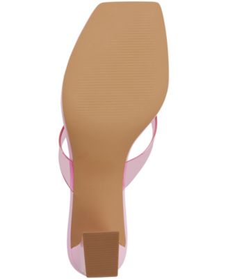 Women's Adryanna Block Heel Thong Sandals