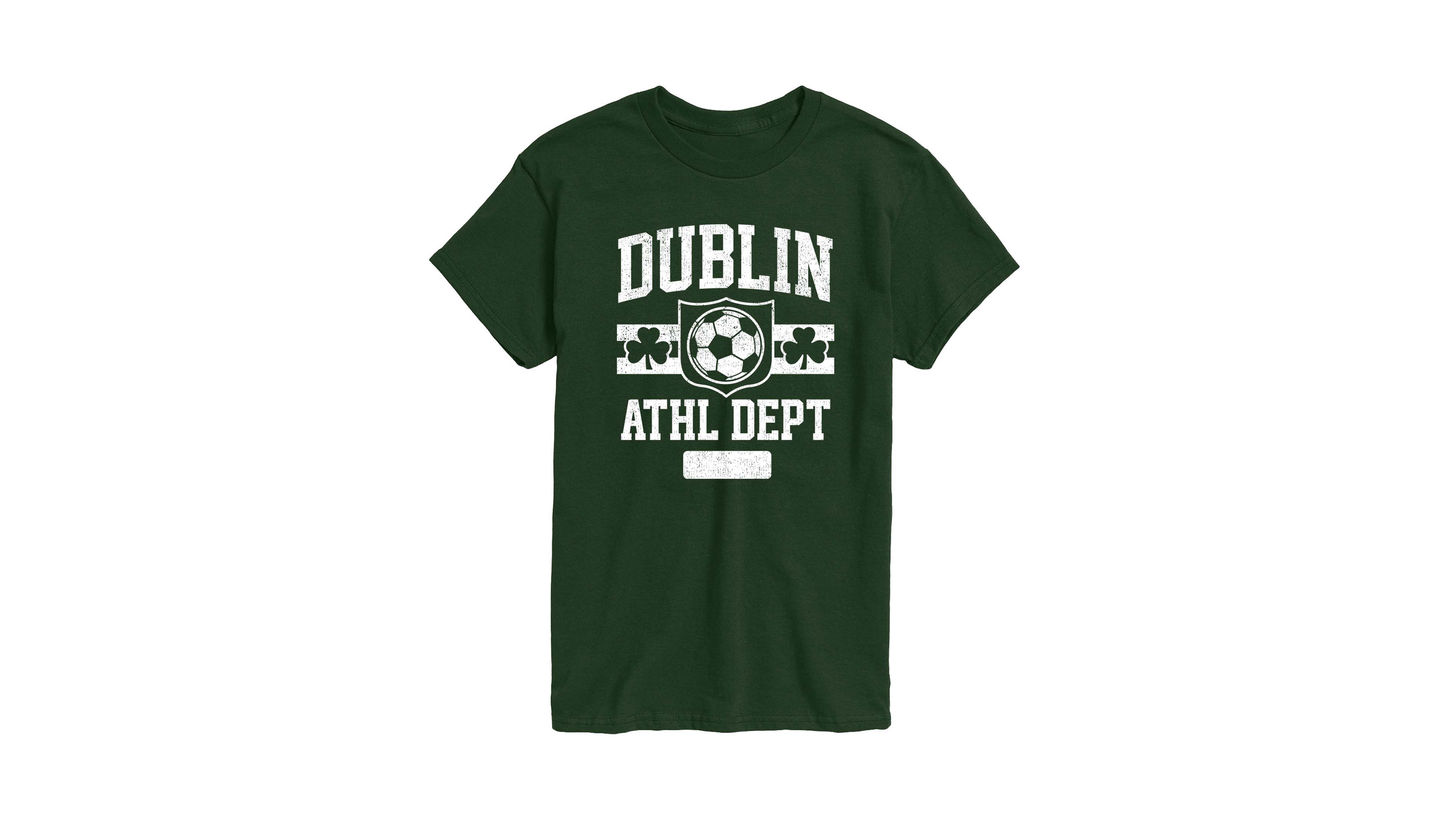 Airwaves Men's Instant Message Dublin Athletic Dept Soccer Short-Sleeve Graphic T-Shirt
