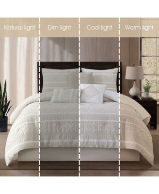 Illusa Floral 7-Pc. Comforter Set, Queen