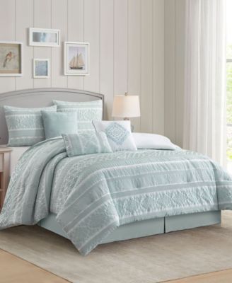 Illusa Floral 7-Pc. Comforter Set, California King