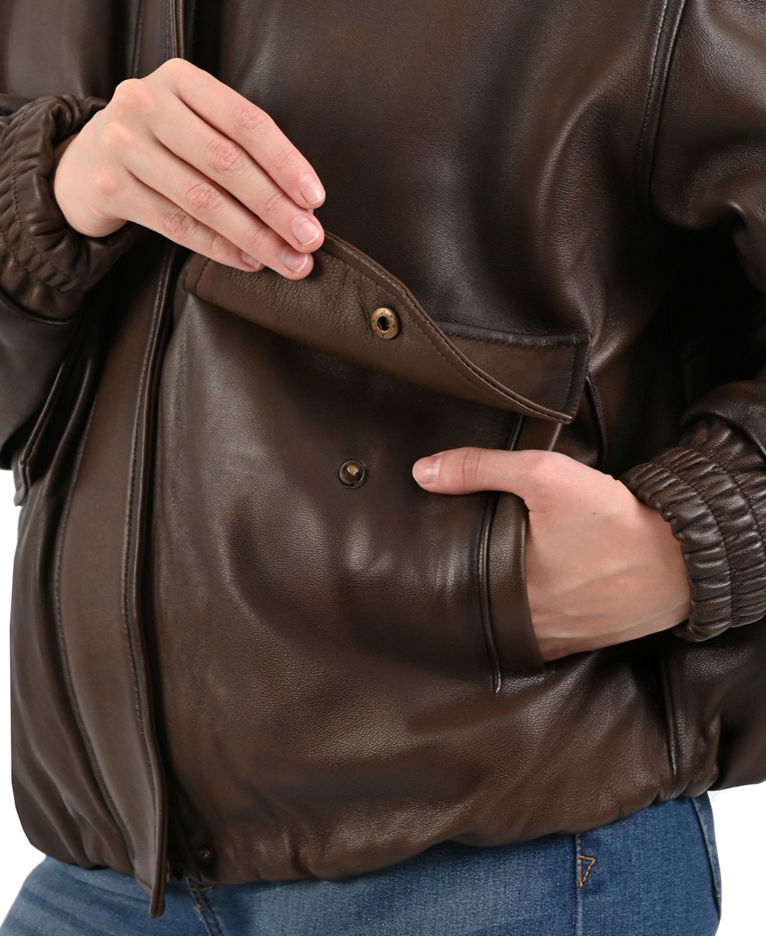 Women's Women s Lamb leather Jacket