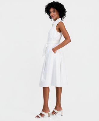 Women's Zippered Sleeveless Dress