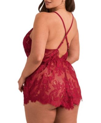 Plus Size Jasmin Romper Lingerie