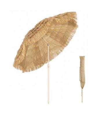  Tiki Umbrella, Outdoor Hawaiian Style Patio Umbrella with Carry Bag