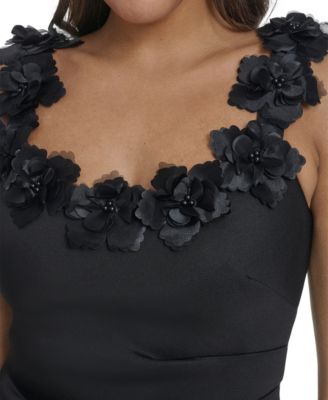 Petite Sleeveless Scoop Neck Cocktail Dress