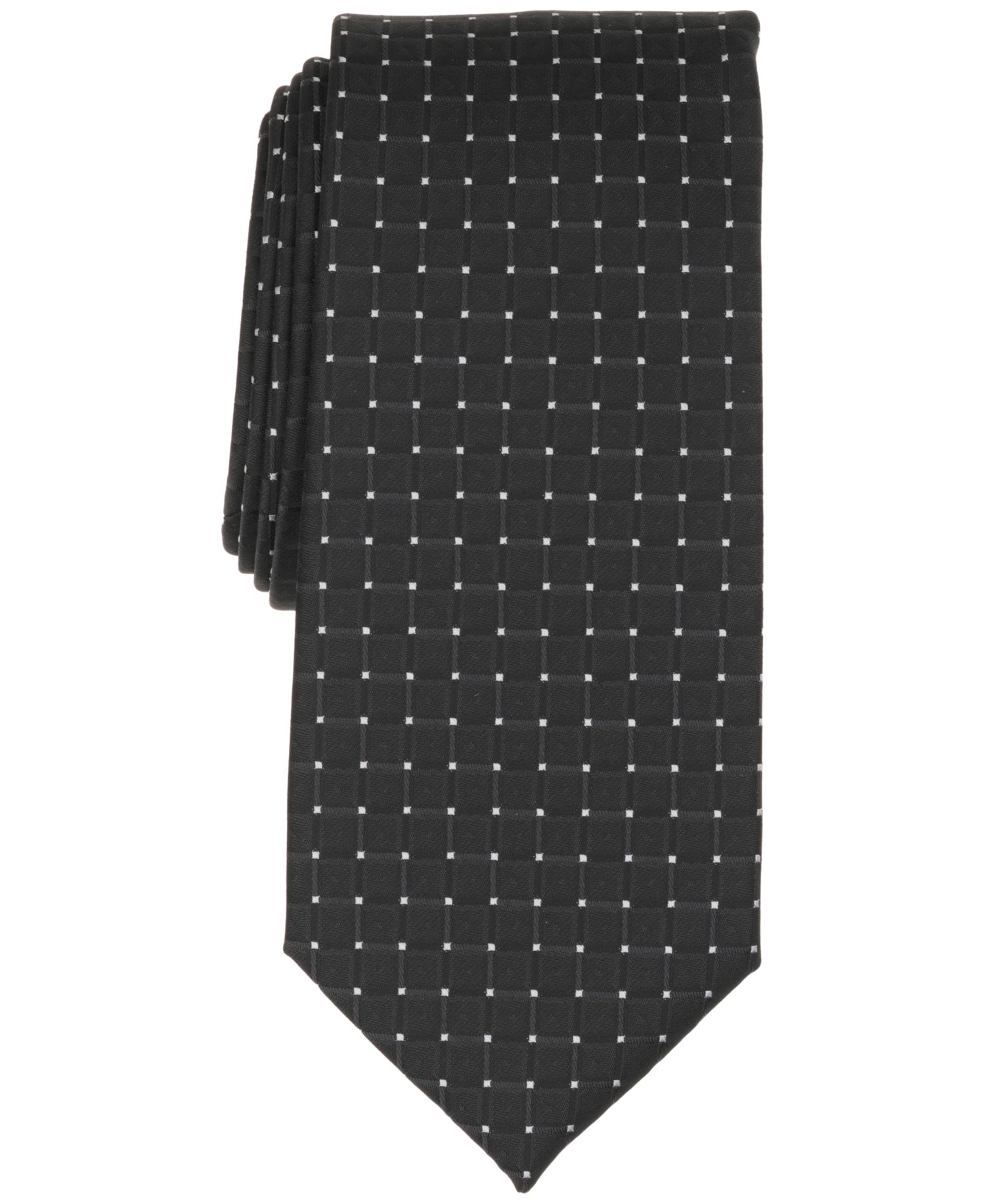 Men's Grid Pattern Tie