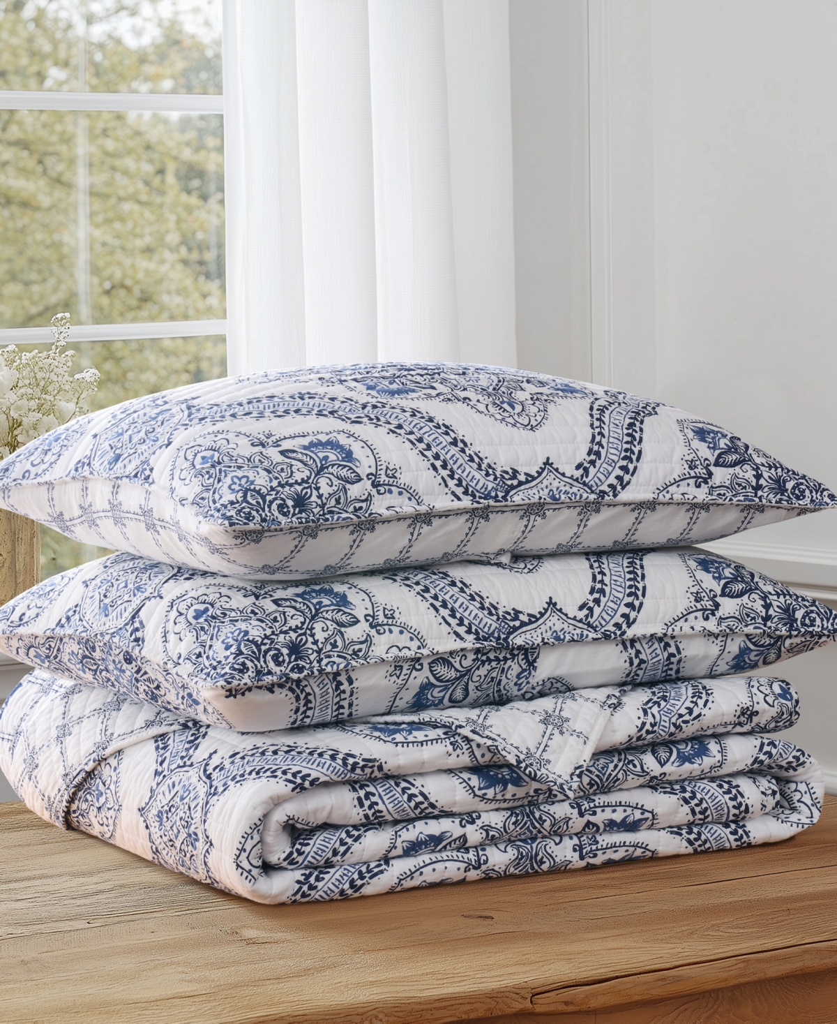 Levtex Home Lentana Reversible 3-Pc. Quilt Set, Full/Queen