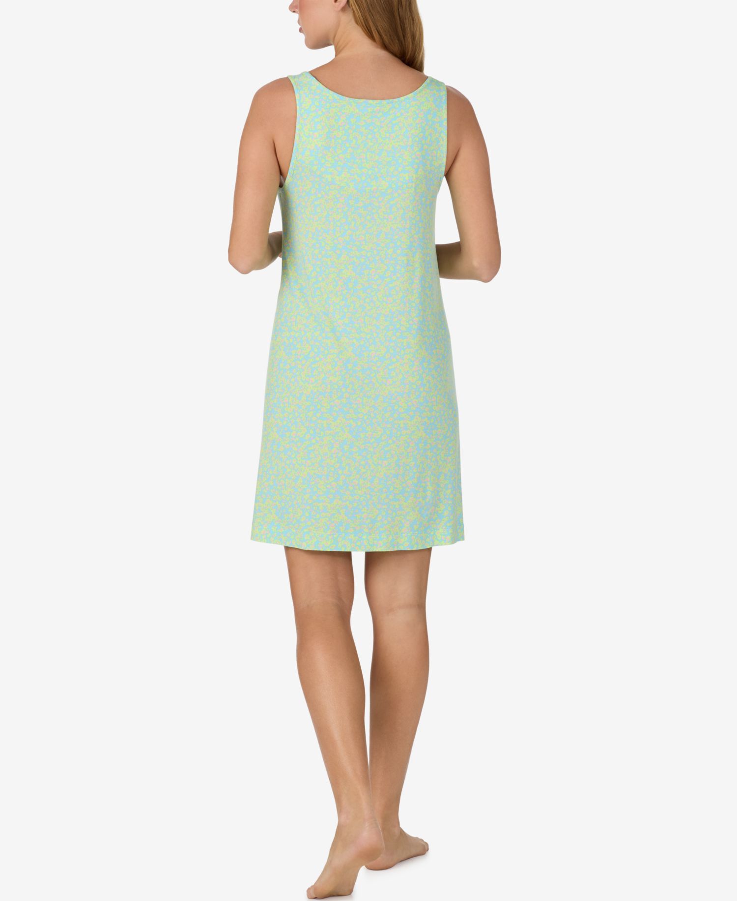 Women's Sleeveless Short Tank Sleep Dress
