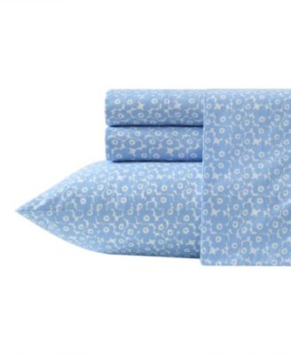 Pikkuinen Unikko 200-Thread Count Cotton Percale 4-Pc. Sheet Set, Queen