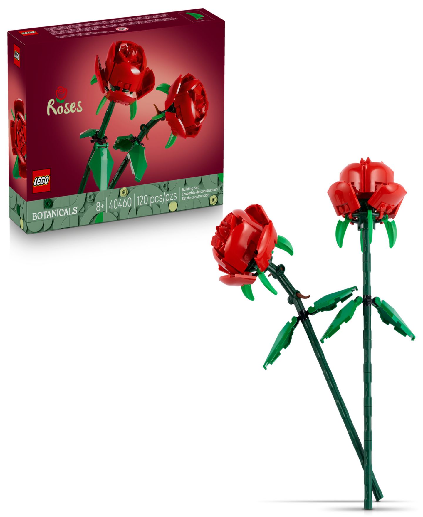 Детский конструктор LEGO® Roses Botanical Collection Building Set 40460, 120 Pieces — фото 1