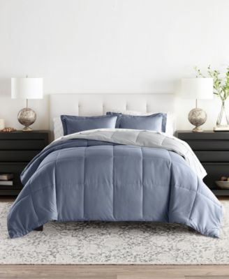 Bedding Bundle Reversible Pattern 7-Piece Comforter Set, King