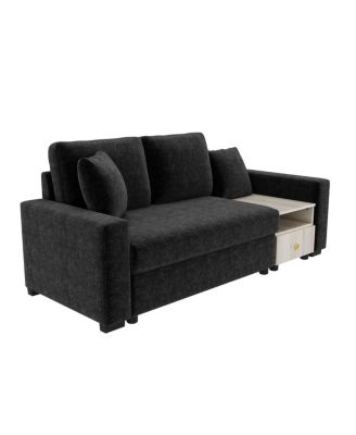 Streamdale Modern Sofa Couch Modular Upholstered with Storage Armrest & Console