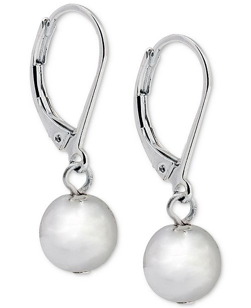 Lauren Ralph Lauren SilverTone Metallic Ball Drop Earrings & Reviews