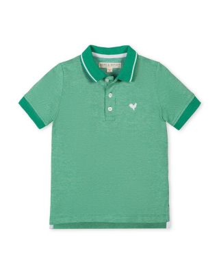 Boys Hope and Henry Organic Short Sleeve Knit Pique Polo Shirt