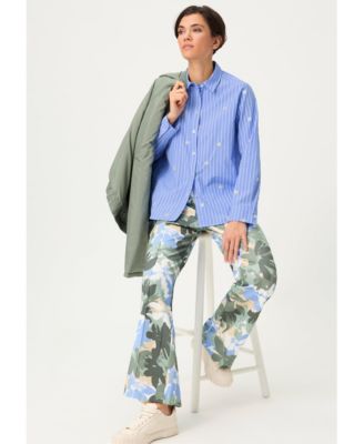 Women's Embellised Stripe Shirt