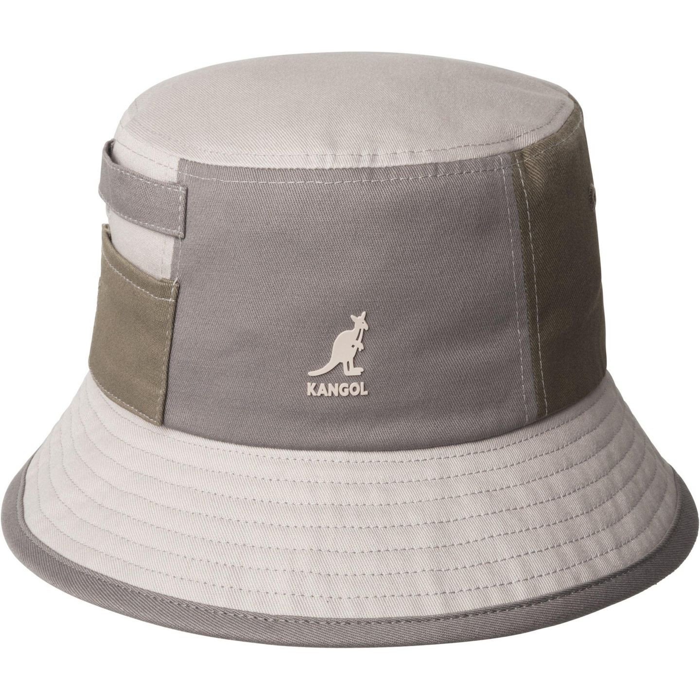 Мужские головные уборы Kangol Cargo Colors Bucket, цвет: Светлый серый разноцветный — фото 1