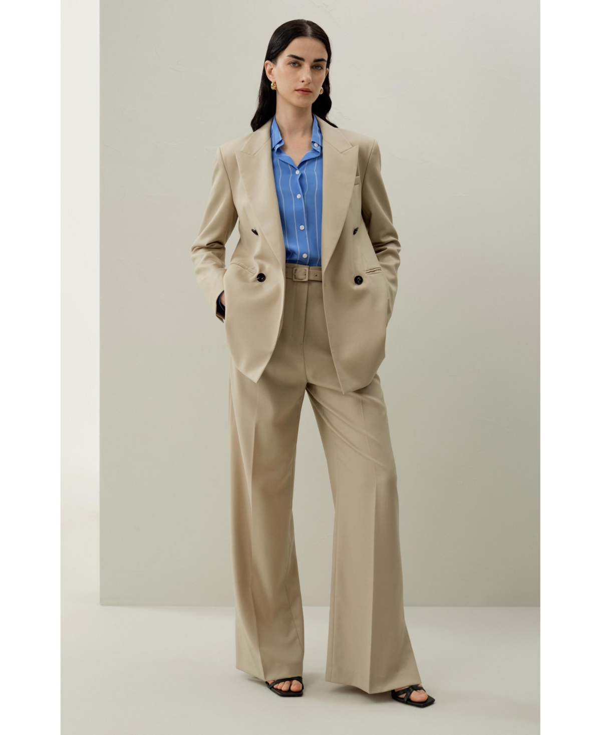 Lilysilk Women's Amalfi Striped Shirt