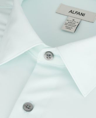 Men's Slim-Fit Performance Solid Dress Shirt