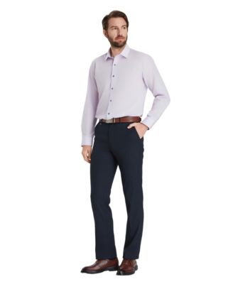 Men's Slim-Fit Solid Dress Shirt