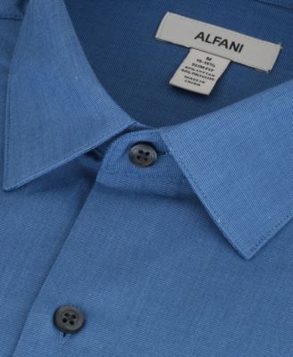 Men's Slim-Fit Solid Dress Shirt