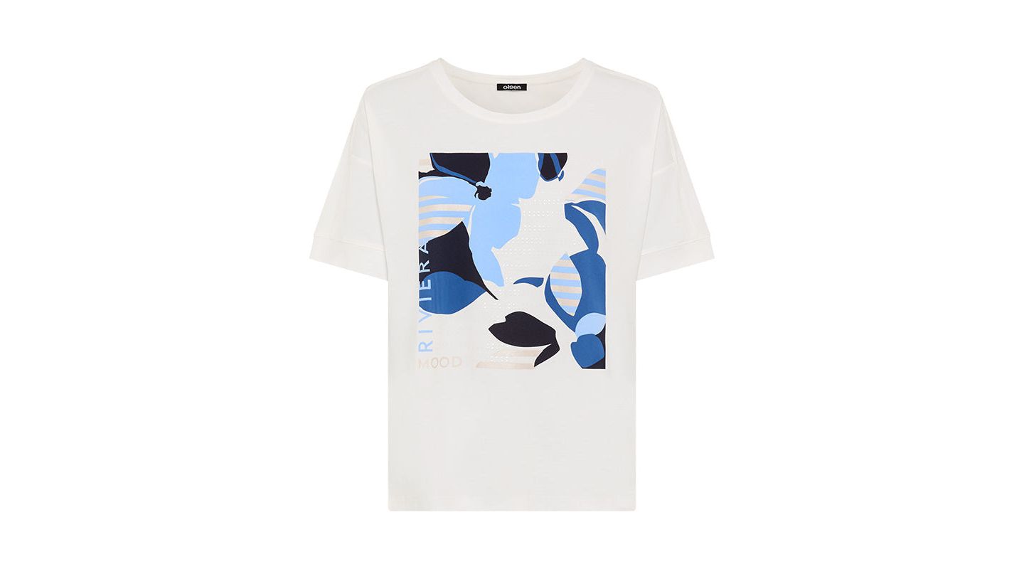 Женская футболка Olsen Riviera Placement Print — фото 4
