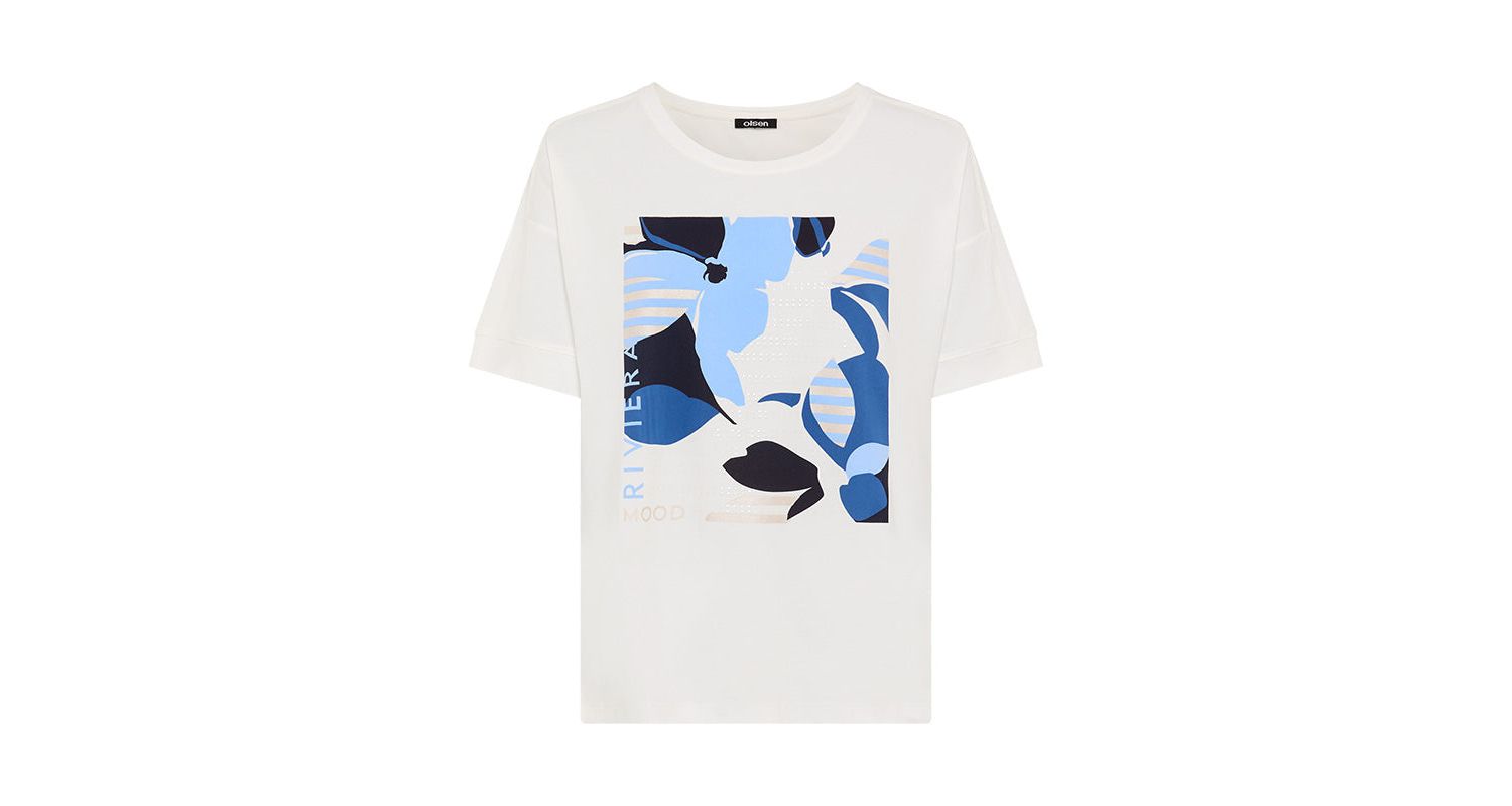 Women's Riviera Placement Print T-Shirt