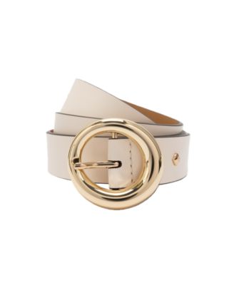 Women's Round Molten Buckle Belt