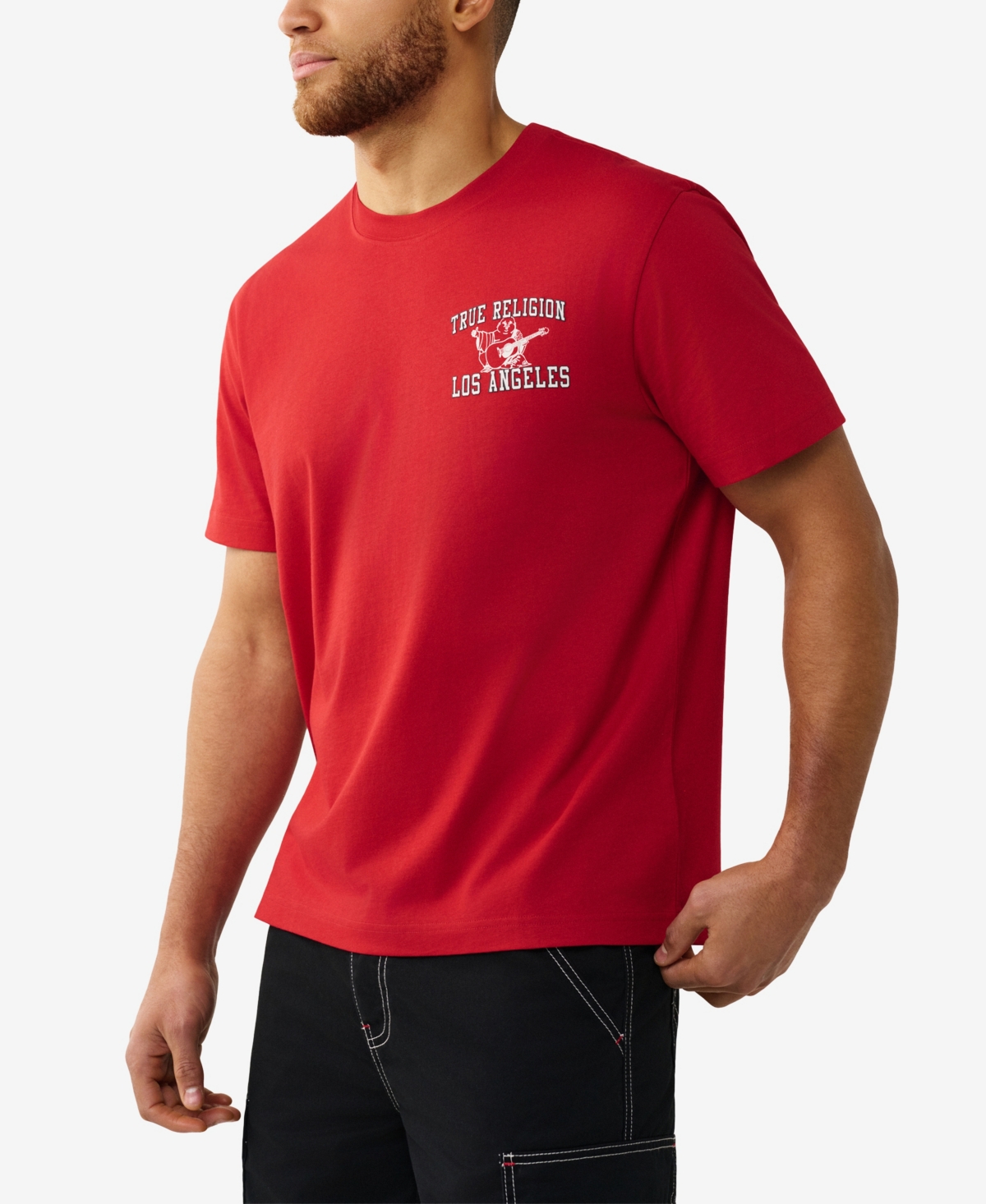 True Religion Men's Short-Sleeve Buddha T-Shirt