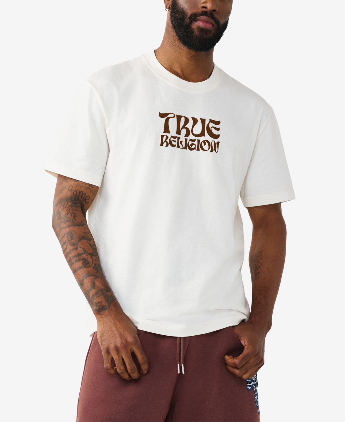 True Religion Men's Short-Sleeve Crewneck T-Shirt