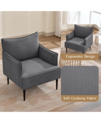 Accent Chairs for Living Room, Modern Wingback Lounge Chair