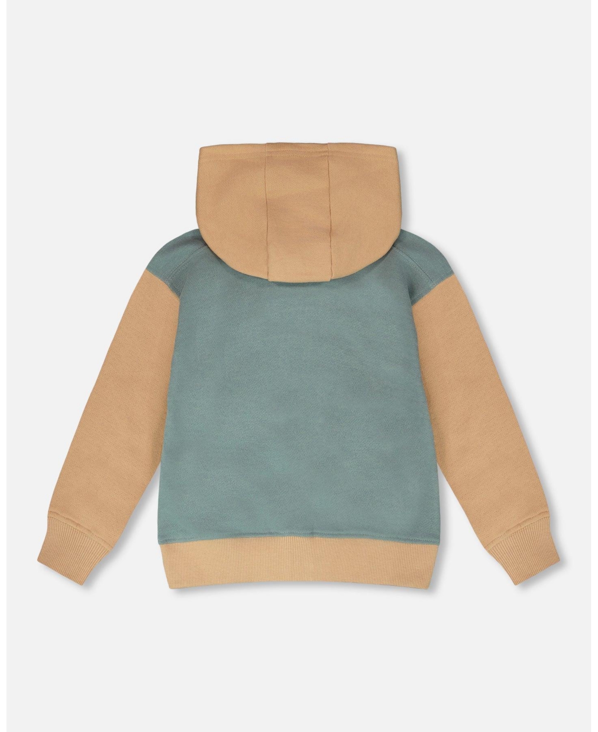 Deux par Baby Boys Hooded French Terry Cardigan