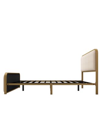  Queen Upholstered Bed Frame with Storage Space