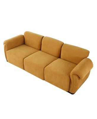   Chenille Modular Sofa with Iron Frame