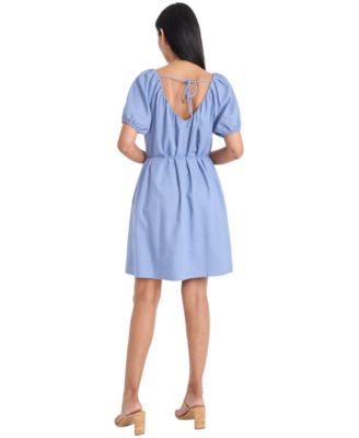 Women's Balloon-Sleeve Mini Dress