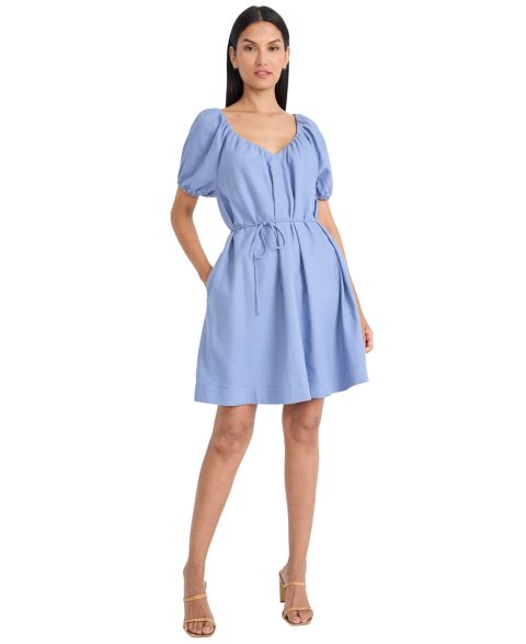 Женское платье Maggy London Balloon-Sleeve Mini, цвет: Серый