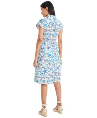 Women's Collared Midi Dress