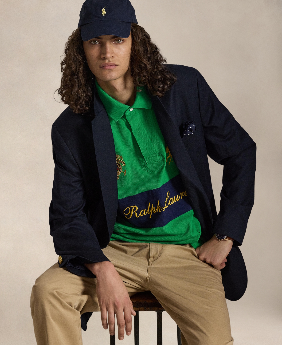 Polo Ralph Lauren Men's Big & Tall Dual Player Mesh Shirt
