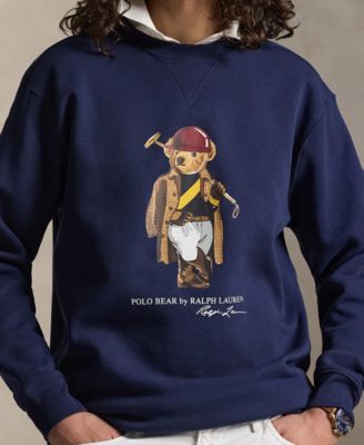 Men's Big & Tall Polo Bear Fleece Sweatshirt