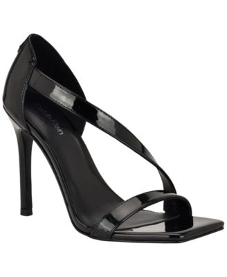 Women's Tracy Asymmetrical Strap High Stiletto Dress Sandals