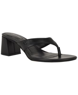 Women's Locinda Thong Block Heel Dress Sandals