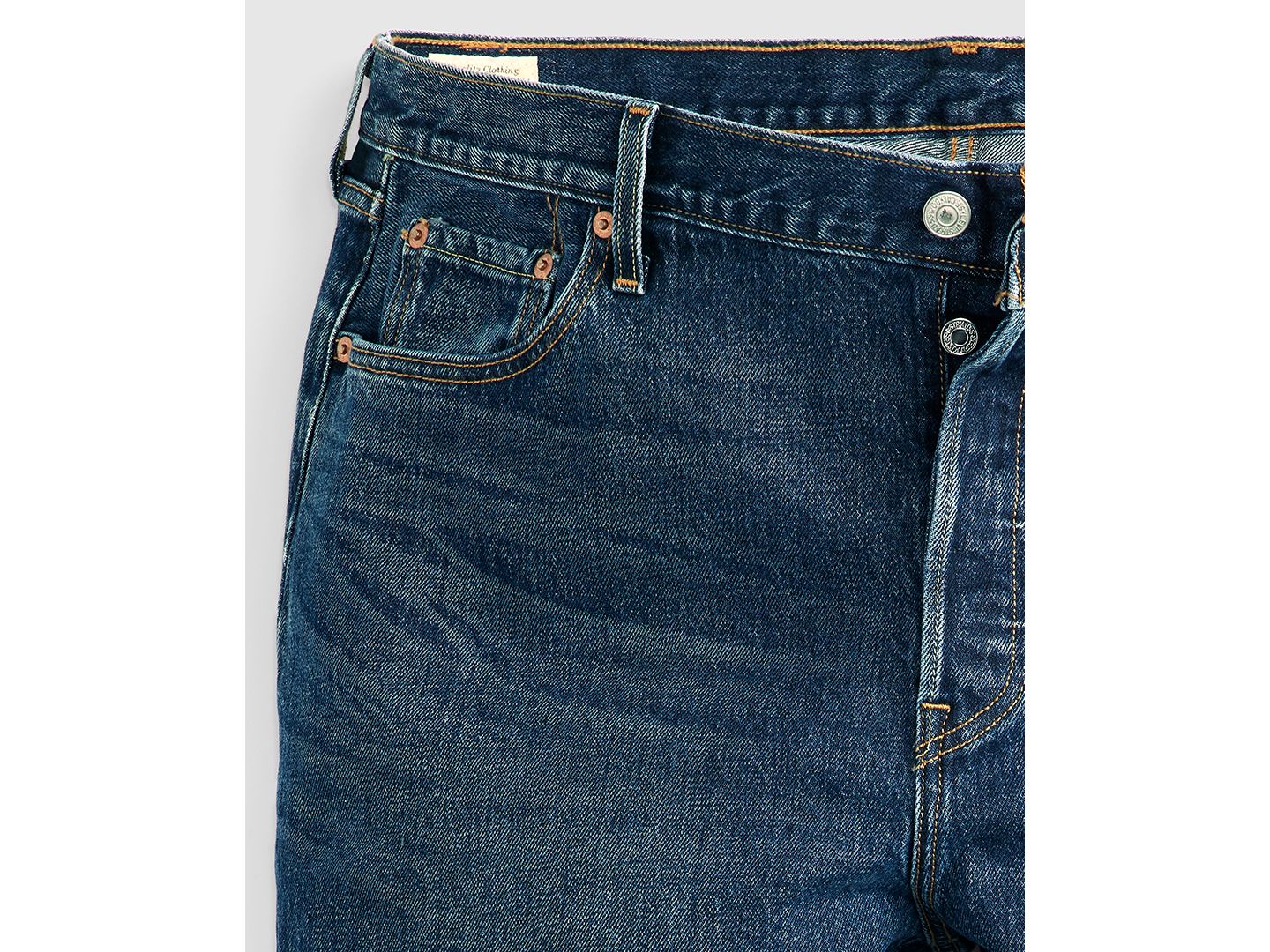 Женские джинсы Levi's Trendy Plus Size 501 Original-Fit Straight-Leg, цвет: Believe Not Plus — фото 8