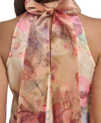 Petite Halter Neck Sleeveless Dress