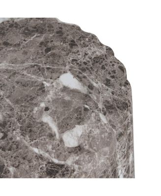 Outdoor Cleme Carved Side Table